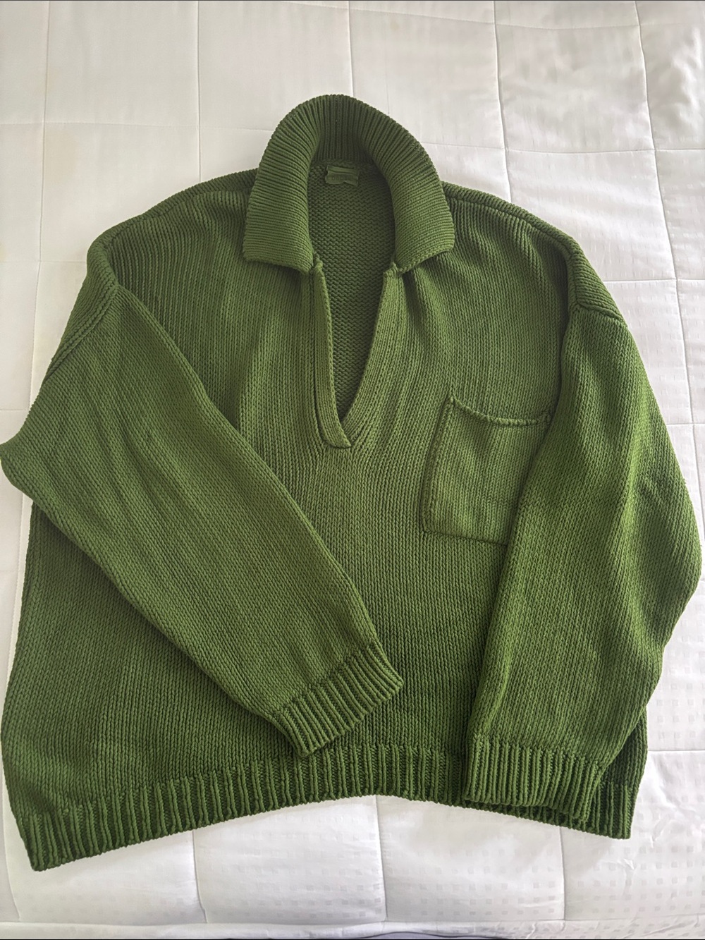 Babaa Polo No 1 Jumper - Pine